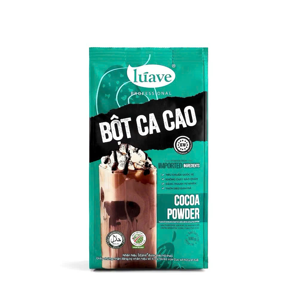 BỘT CA CAO LUAVE PROFESSIONAL – HƯƠNG VỊ CA CAO ĐẬM ĐÀ, DỄ PHA CHẾ