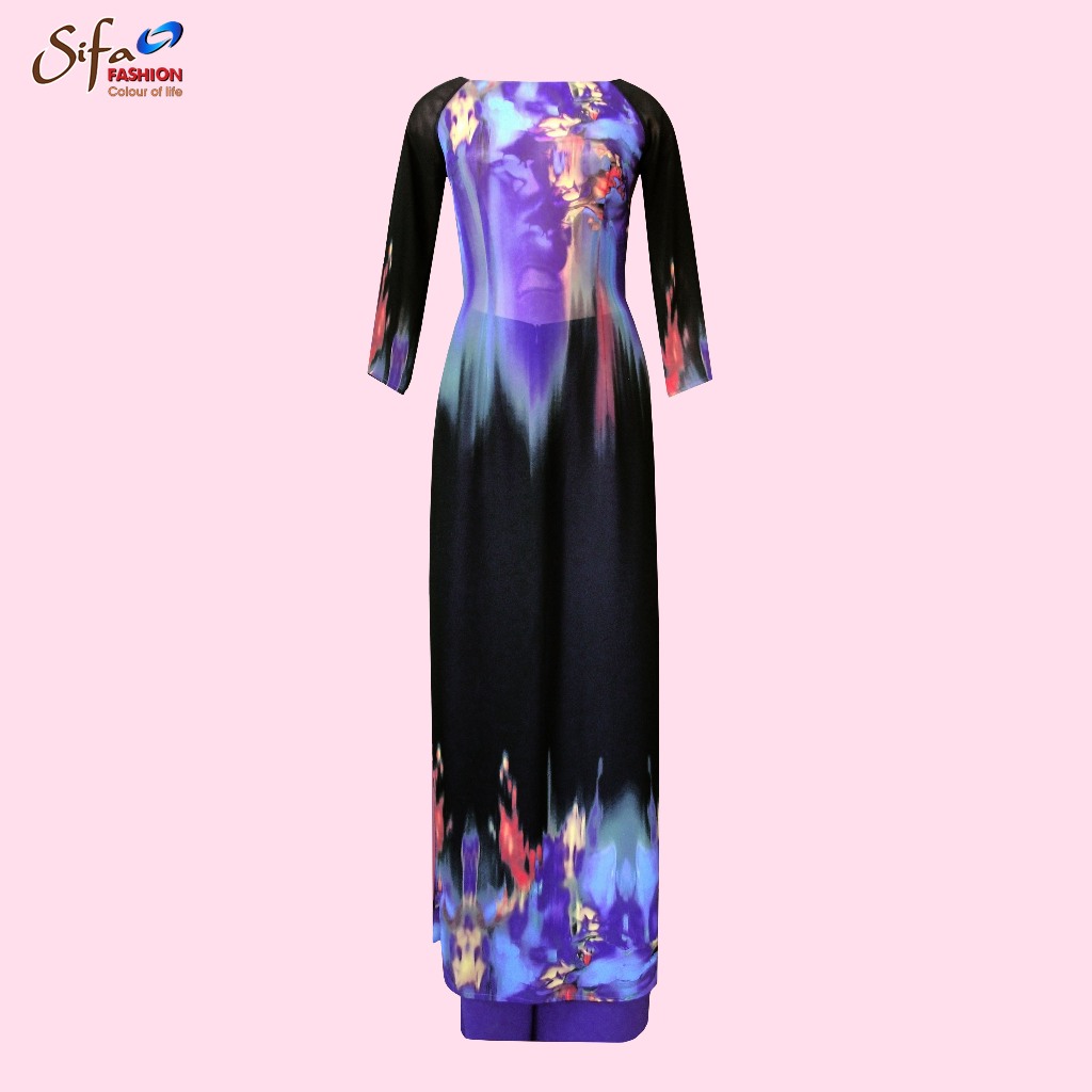 [Sifa Fashion] Áo dài cổ thuyền sang trọng FF18997