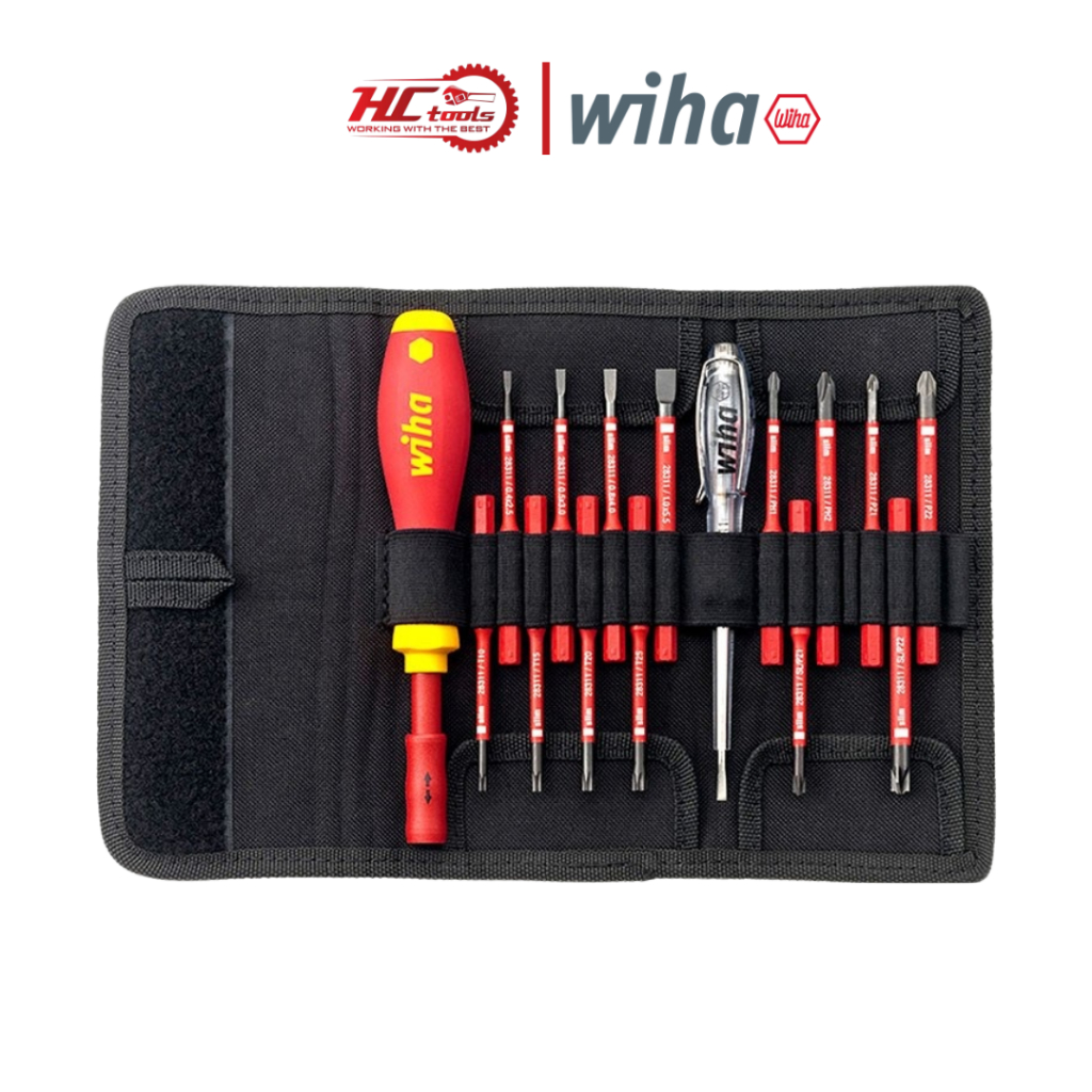 Bộ Tua Vít Cách Điện Wiha 36068 SoftFinish Electric SlimVario 17 Chi Tiết - HCTools VN