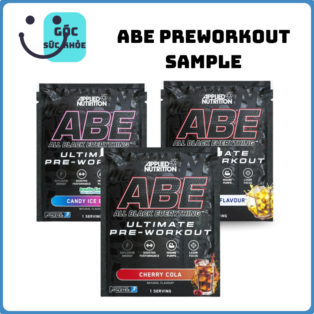 [SAMPLE 1 SERVING] APPLIED NUTRITION ABE PRE-WORKOUT, HỖ TRỢ TĂNG SỨC MẠNH
