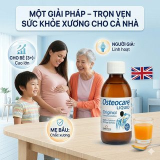 Canxi nước Osteocare Liquid Original, UK (200ml)