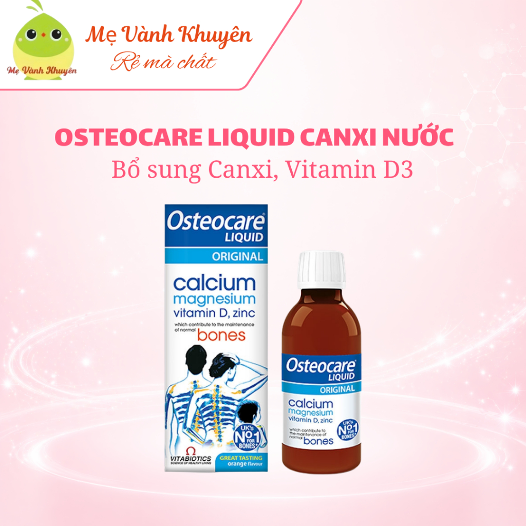 Canxi nước Osteocare Liquid Original, UK (200ml)