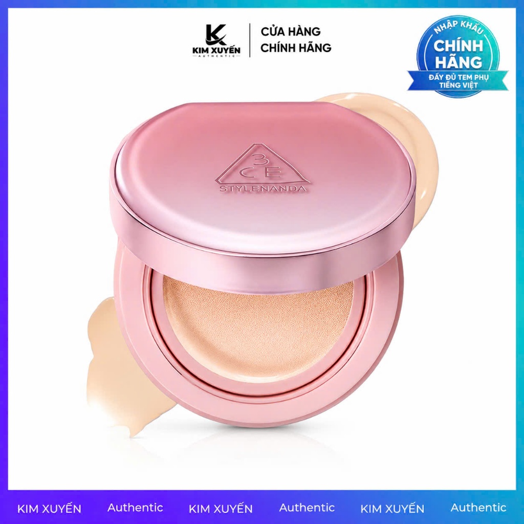 Cushion Phấn Nước 3CE Fitting Mesh Cover Cushion SPF40 11g