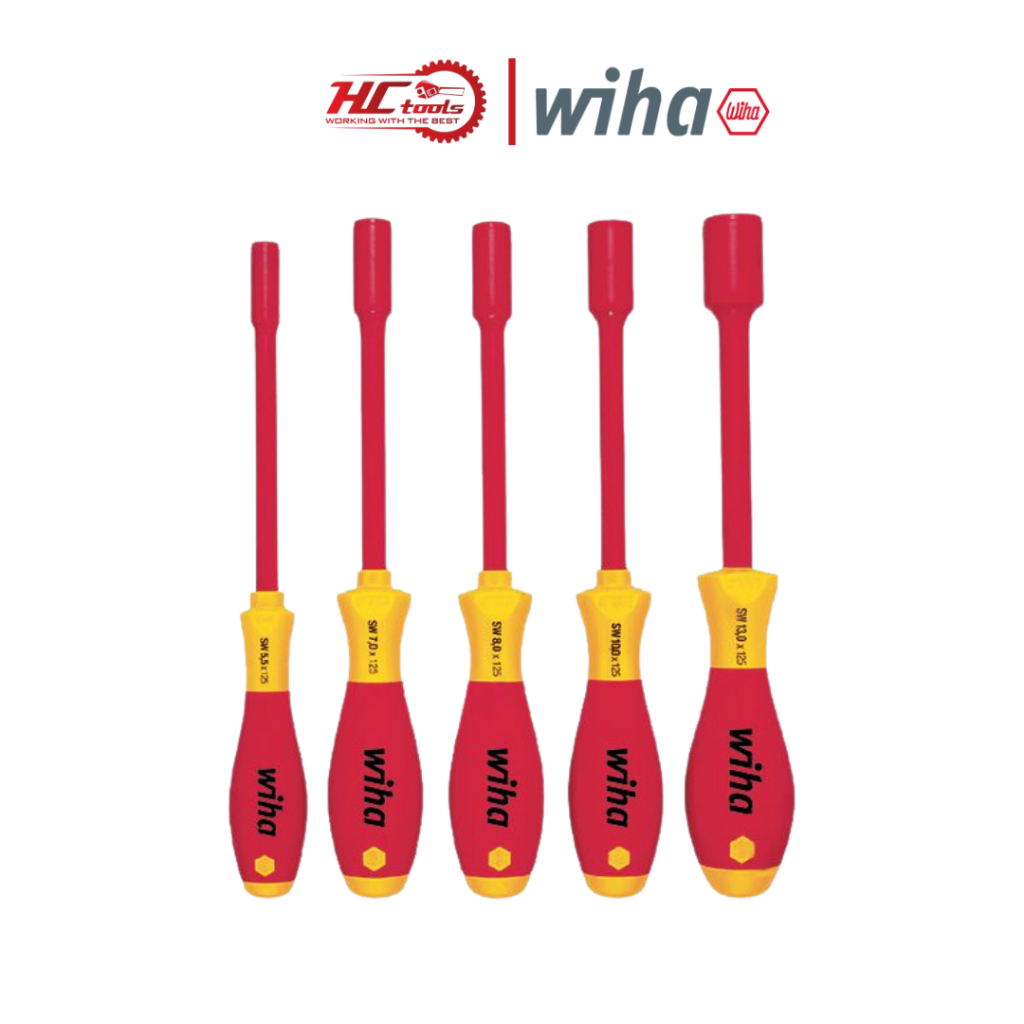 Bộ Tua Vít Lục Giác Cách Điện 1000V Wiha 29466 SoftFinish (5 Chi Tiết) - HCTools VN