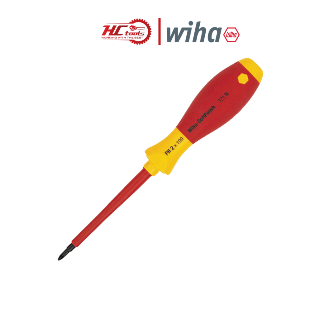 Tua Vít Wiha 00846 Cách Điện 1000V SoftFinish PH0 Cao Cấp Đức - HCTools VN