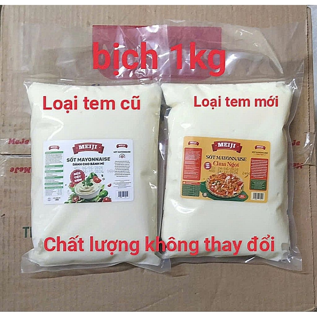 Xốt Mayonnaise MEIJI bịch 1kg