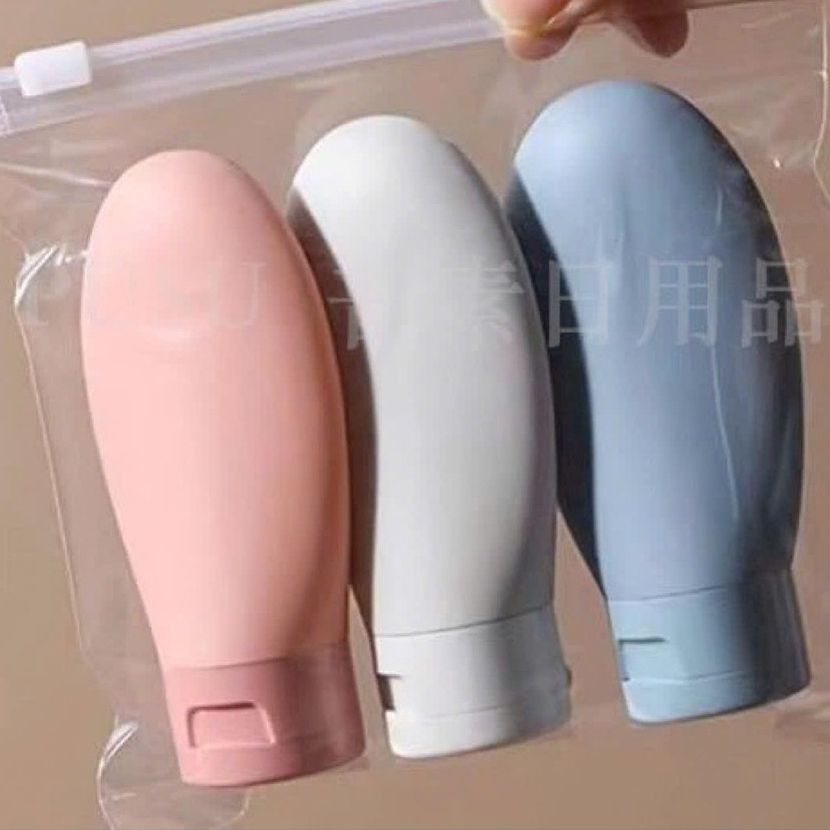 bộ chiết mỹ phẩm,bộ chai chiết mỹ phẩm du lịch silicone  (achun)