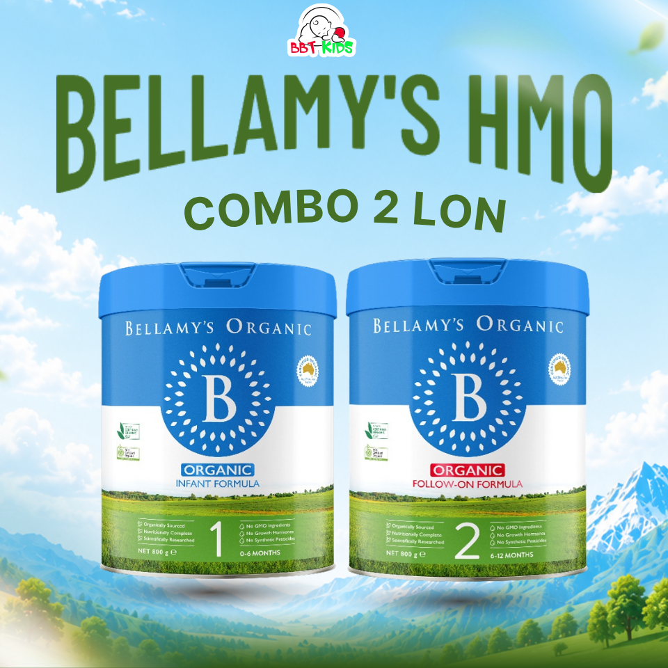 [COMBO 2 LON BELLAMY'S HMO - KÈM QUÀ] - Sữa hữu cơ Bellamy's Organic 8HMO Classic