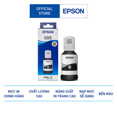 Mực In Chính Hãng Epson 005 Dùng Cho Máy M1100/M1120/M1170/M2140/M2170/M3170 Gốc Dầu Chống Lem Và Nhoè