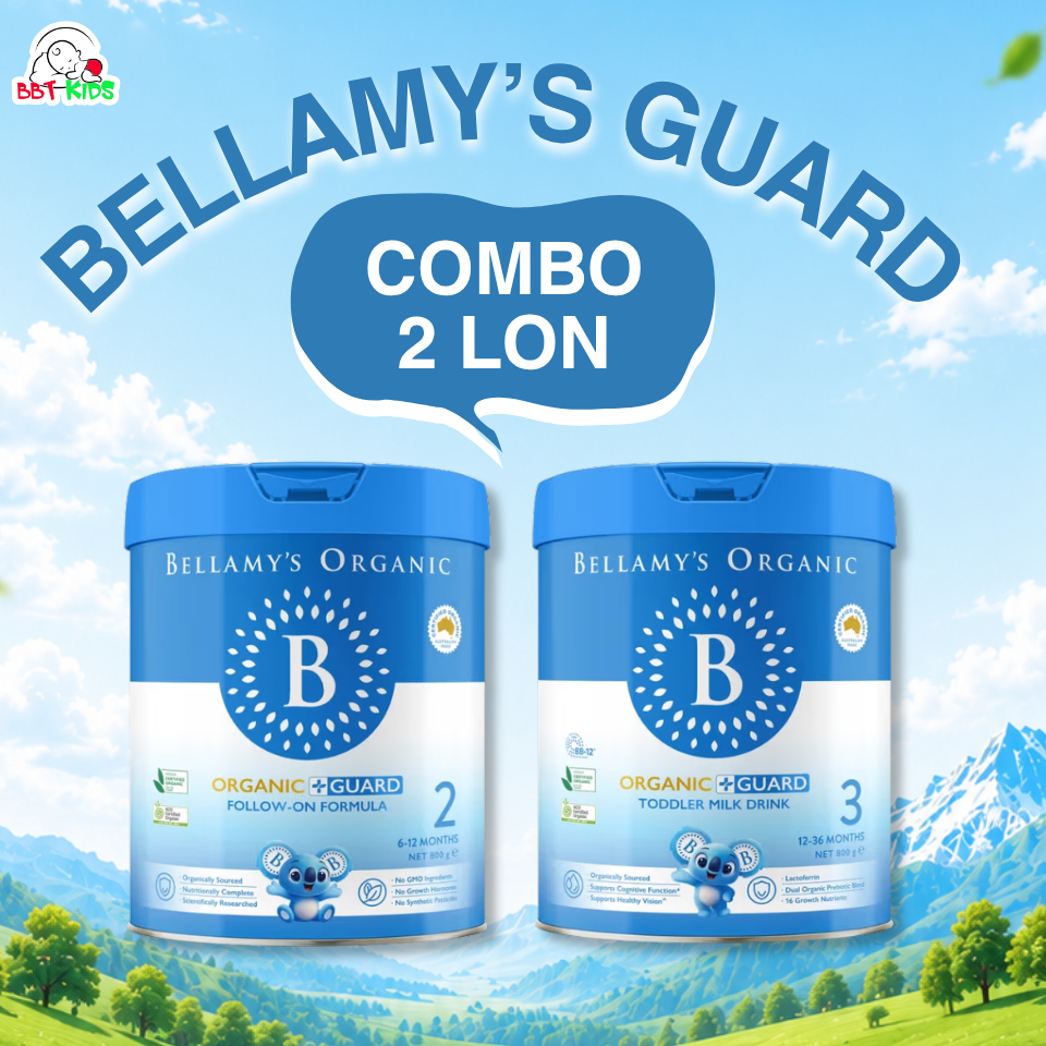 [COMBO 2 LON BELLAMY'S GUAR] - Sữa công thức Bellamy's Organic Guard chính hãng