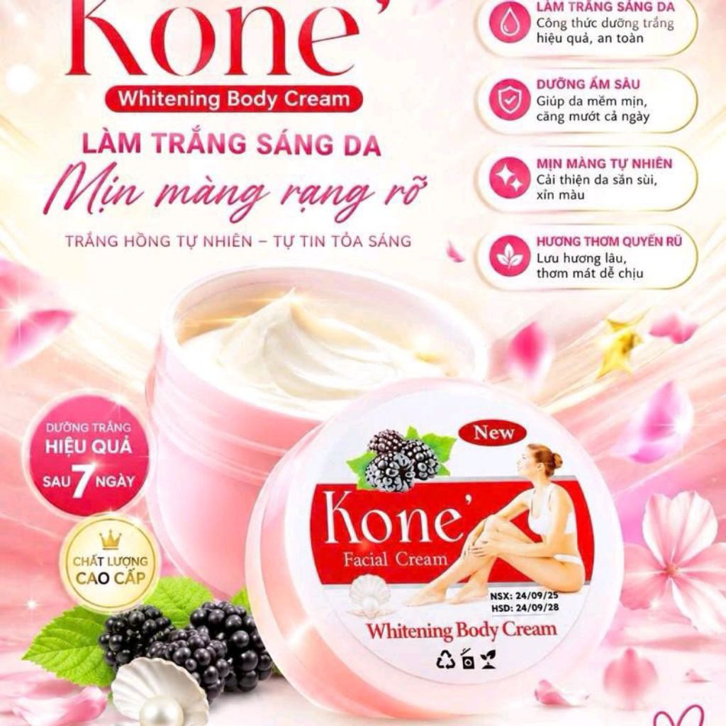 Body dưỡng trắng da Kone chính hãng