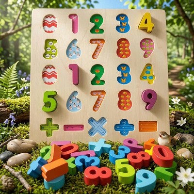 Đồ chơi gỗ S-kids, Bảng chữ cái gỗ nổi Tiếng Anh, Đồ Chơi Trẻ em thông minh