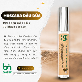 Mascara Dầu Dừa Dưỡng Mi Dài Tự Nhiên Handmade
