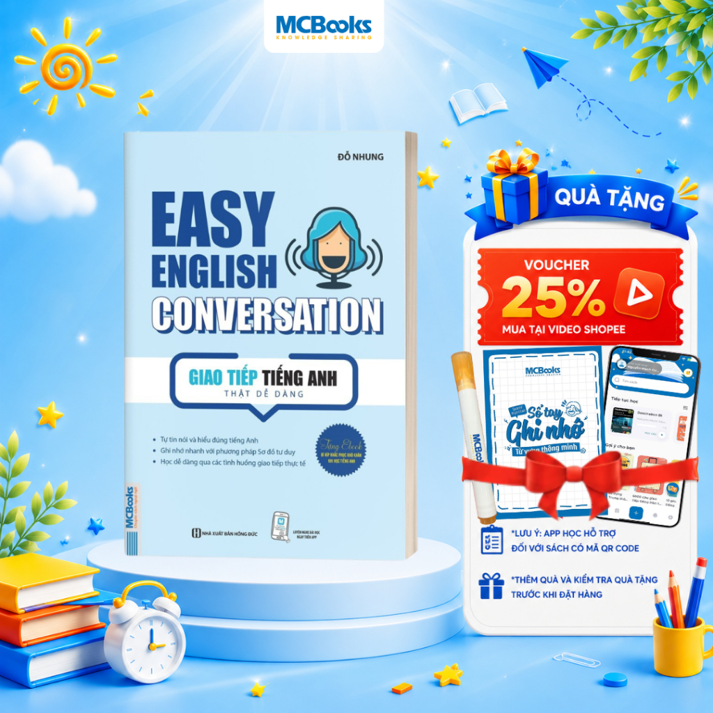 Sách - Easy English Conversation - Giao Tiếp Tiếng Anh Thật Dễ Dàng