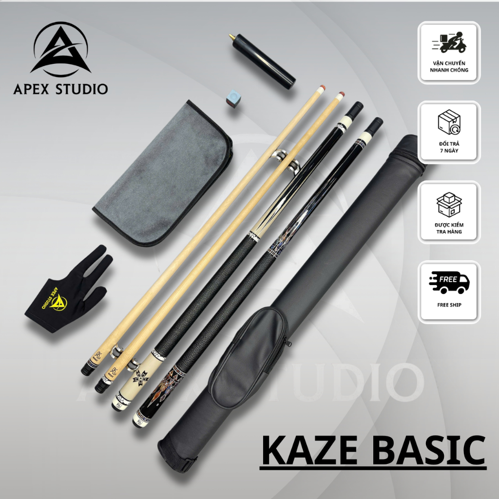 Gậy Bi-a Kaze Basic - Apex Billiards Shop