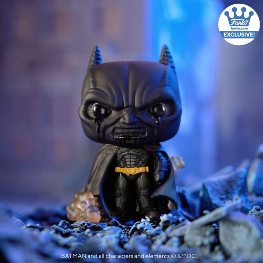 Funko Pop DC Movies: Batman Begins - Fear Gas Batman (2nd nobox real)