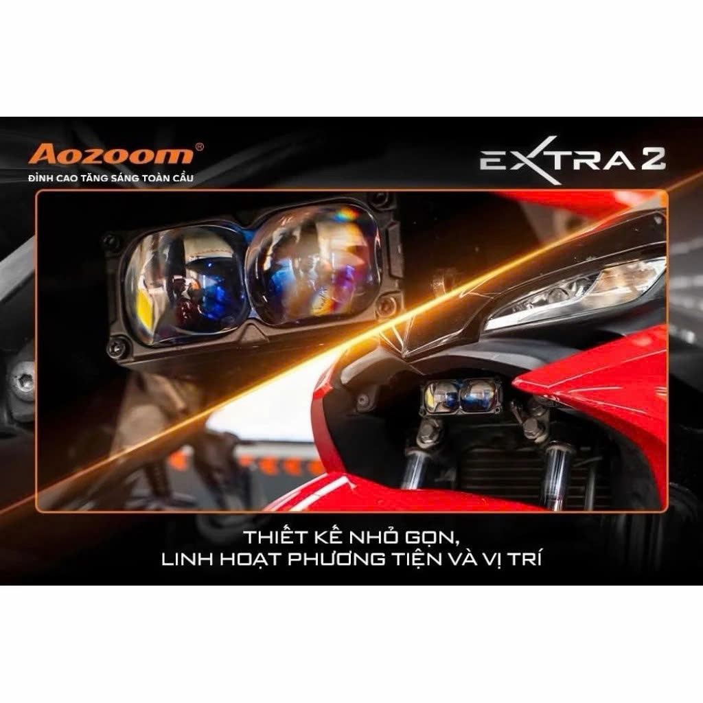 Đèn Trợ Sáng Ex2 Chính Hãng Aozoom Bảo Hành 2năm cho anh em