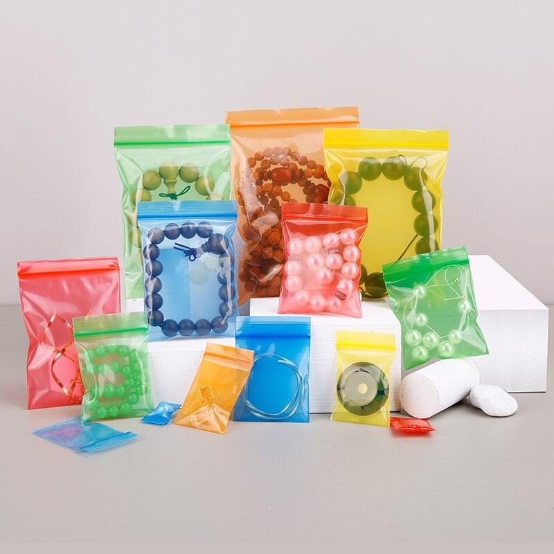Túi zip mini hàng màu chọn size, túi nhỏ đựng đồ nhỏ tránh thất lạc winmart shop