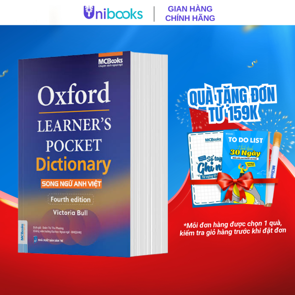 Sách - Oxford Learner's Pocket Dictionary - song ngữ Anh Việt