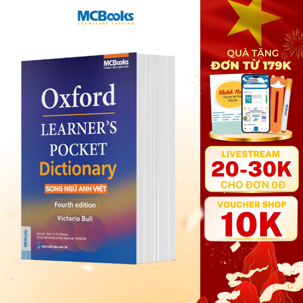 Sách - Oxford Learner's Pocket Dictionary - song ngữ Anh Việt