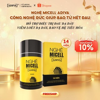 Nghệ micell adiva 14 viên- hỗ trợ các vấn đề về đau bao tử, dạ dày