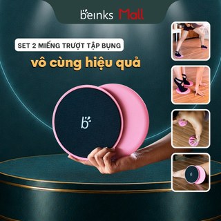 Set 2 miếng trượt tập bụng - Beinks Core Slider - Đường kính 17.5cm