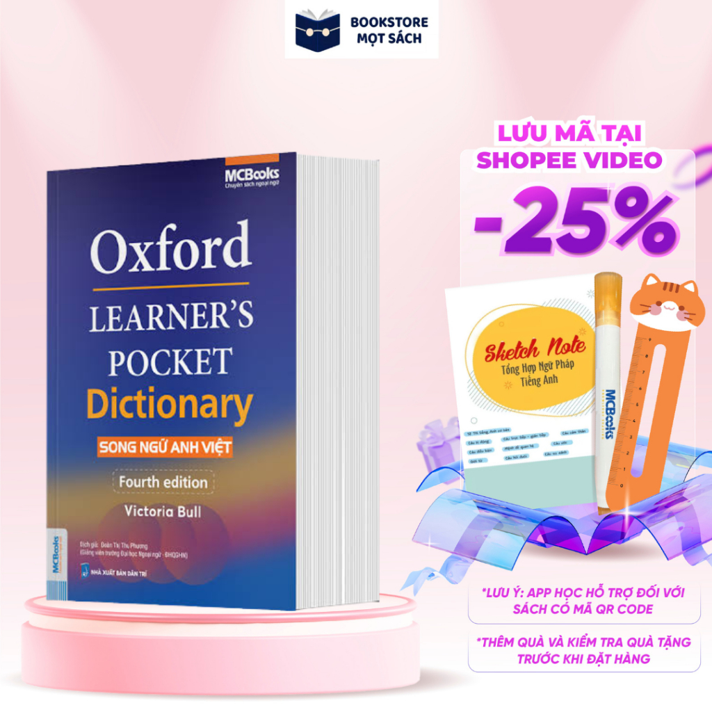 Sách - Oxford Learner's Pocket Dictionary - song ngữ Anh Việt