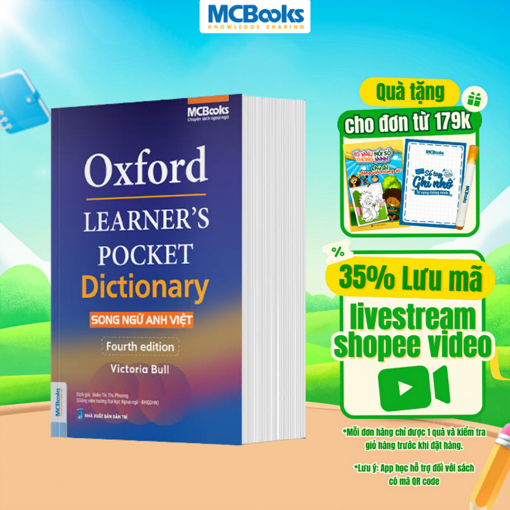 Sách - Oxford Learner's Pocket Dictionary - song ngữ Anh Việt