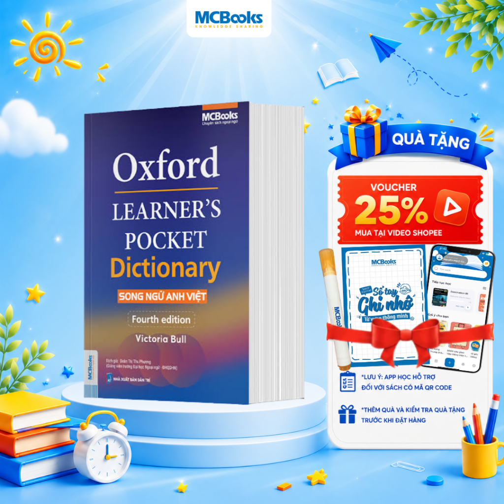 Sách - Oxford Learner's Pocket Dictionary - song ngữ Anh Việt