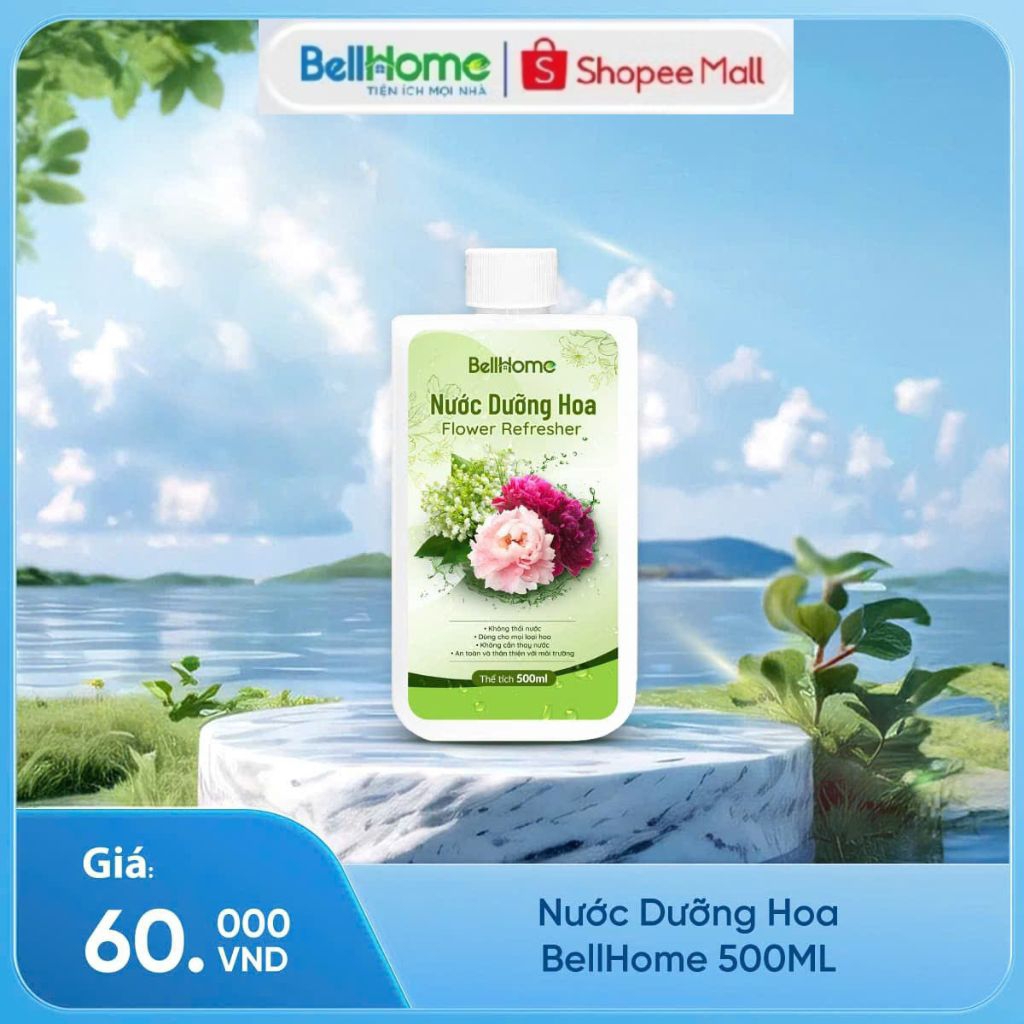 Nước Dưỡng Hoa Bell Home 500ML