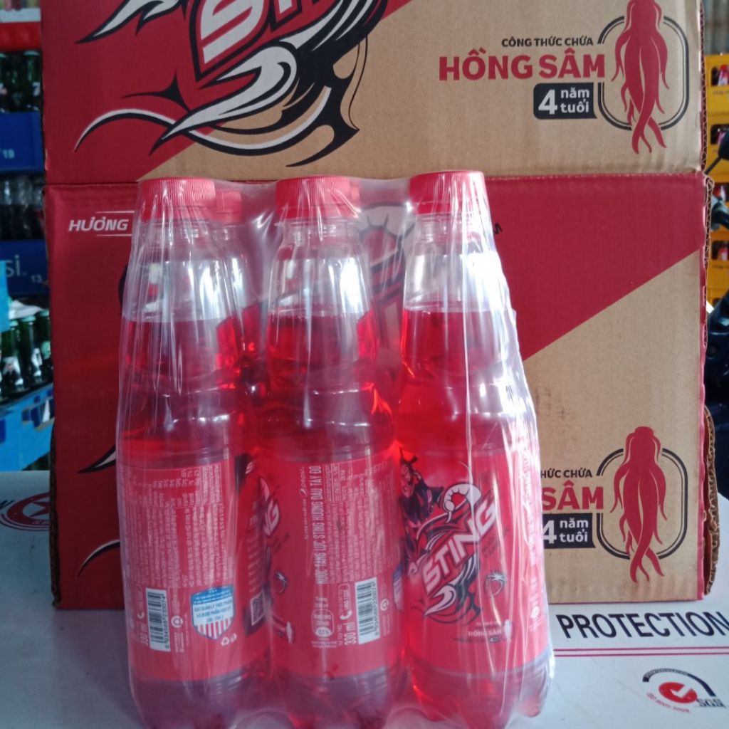 Lốc 6 chai nước ngọt sting