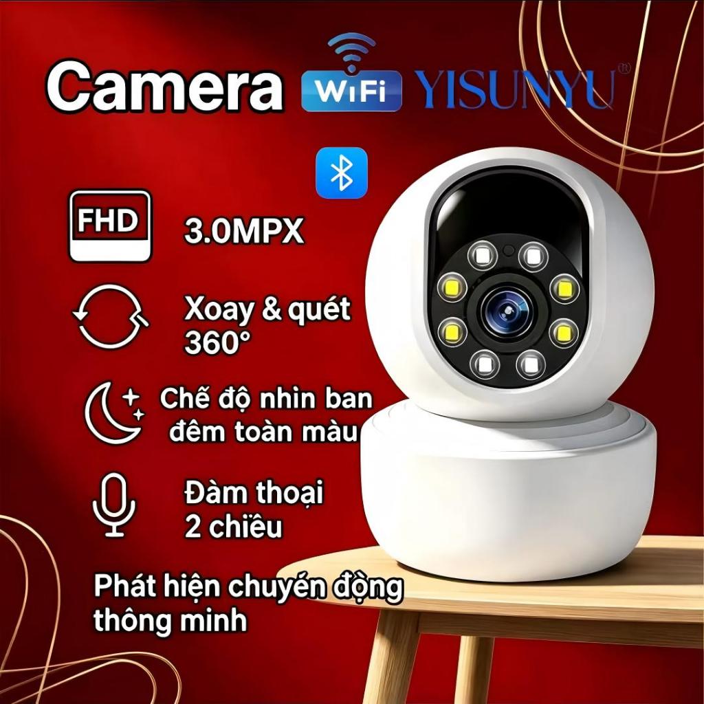 V360 PRO WiFi CCTV Camera CCTV không thấm nước camera wifi xoay 360 độĐàm Thoại 2 Chiều, Phát Hiện C