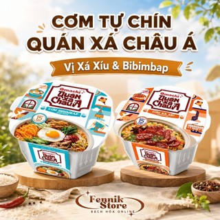 Cơm tự chín Omachi ẩm thực đường phố Châu Á (Xá Xíu 181gr, Bibimbap 192gr) :