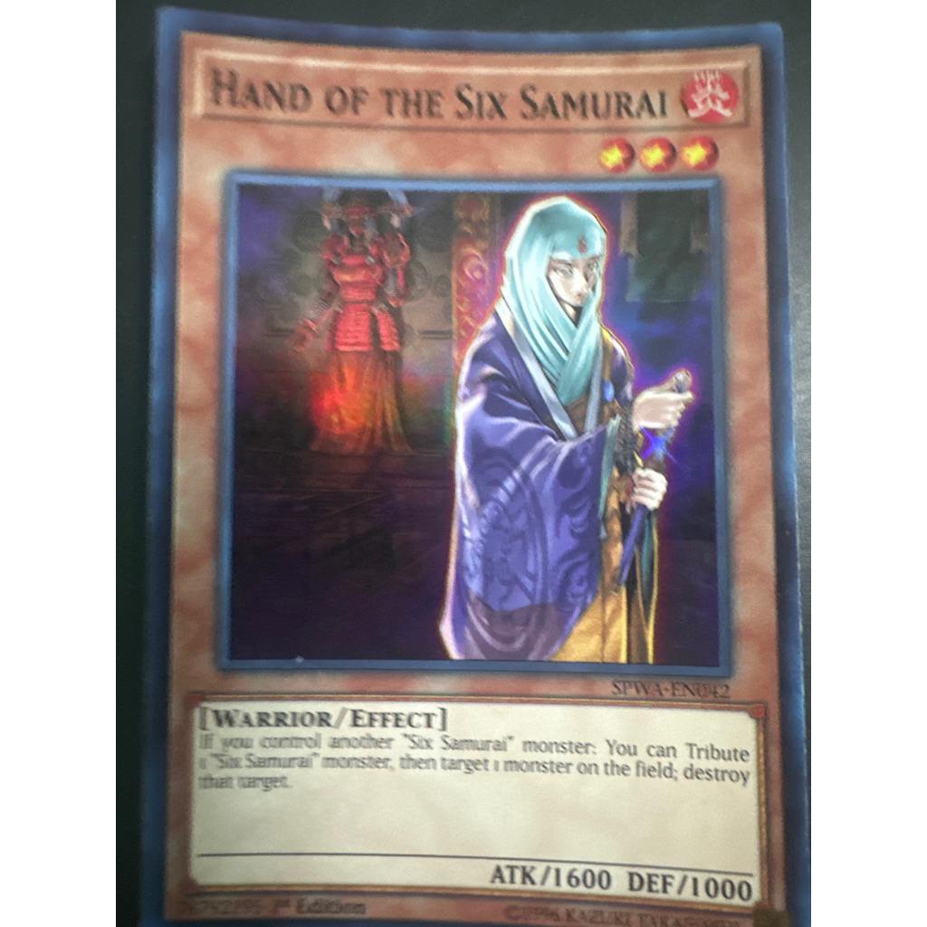 bài yugioh: hand of the six samurai