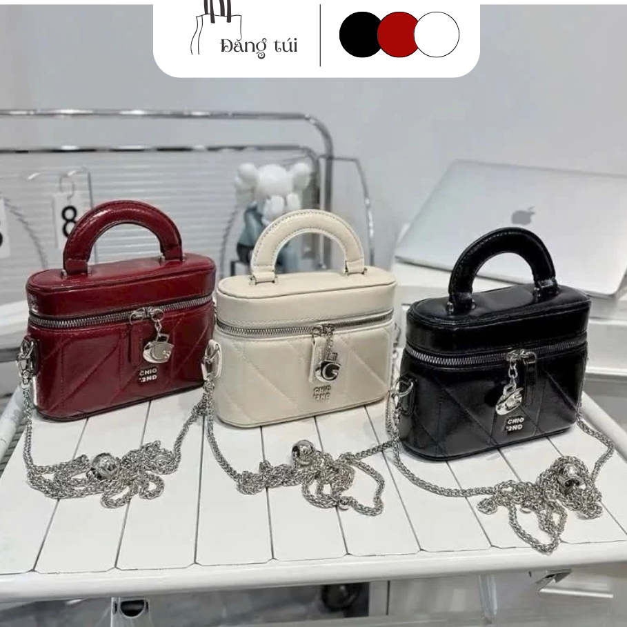 Túi cốp ngang chio kèm quả chuông sz 20cm kèm dây đeo siêu xinh- DK999