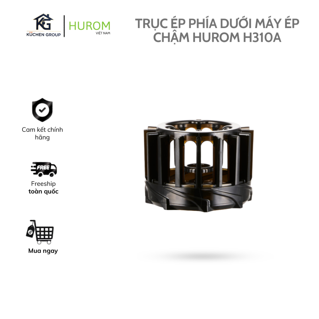 [HUROM] Trục ép phía dưới máy ép chậm hurom H310A