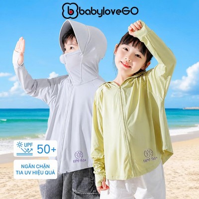 Áo chống nắng Cool-Air cho bé trai bé gái BabyloveGO áo choàng chống nắng cánh dơi làm mát tức thì chống tia UV