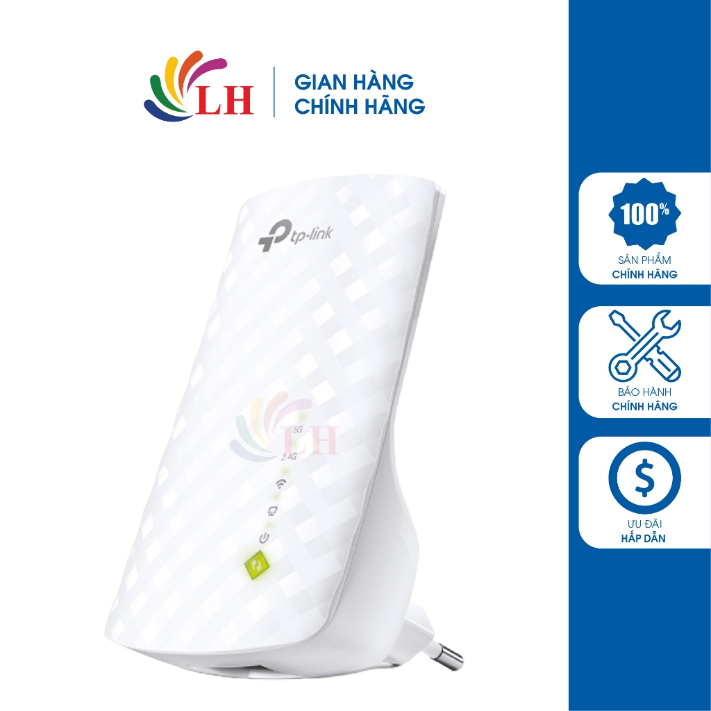 Bộ mở rộng sóng Wifi TP-Link AC750 Mesh Range Extender RE200 - Hàng chính hãng