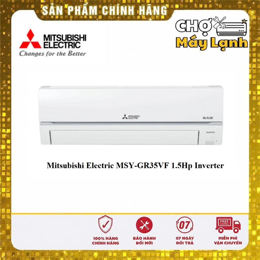 Máy lạnh treo tường Mitsubishi Electric MSY-GR35VF 1.5Hp Inverter - Xuất sứ Thái Lan