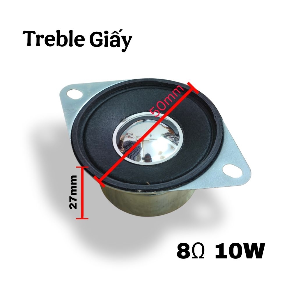Tweeter Củ Loa treble Giấy Sotamia 8ohm 10W 2inch Chép Trép Tép DIY -