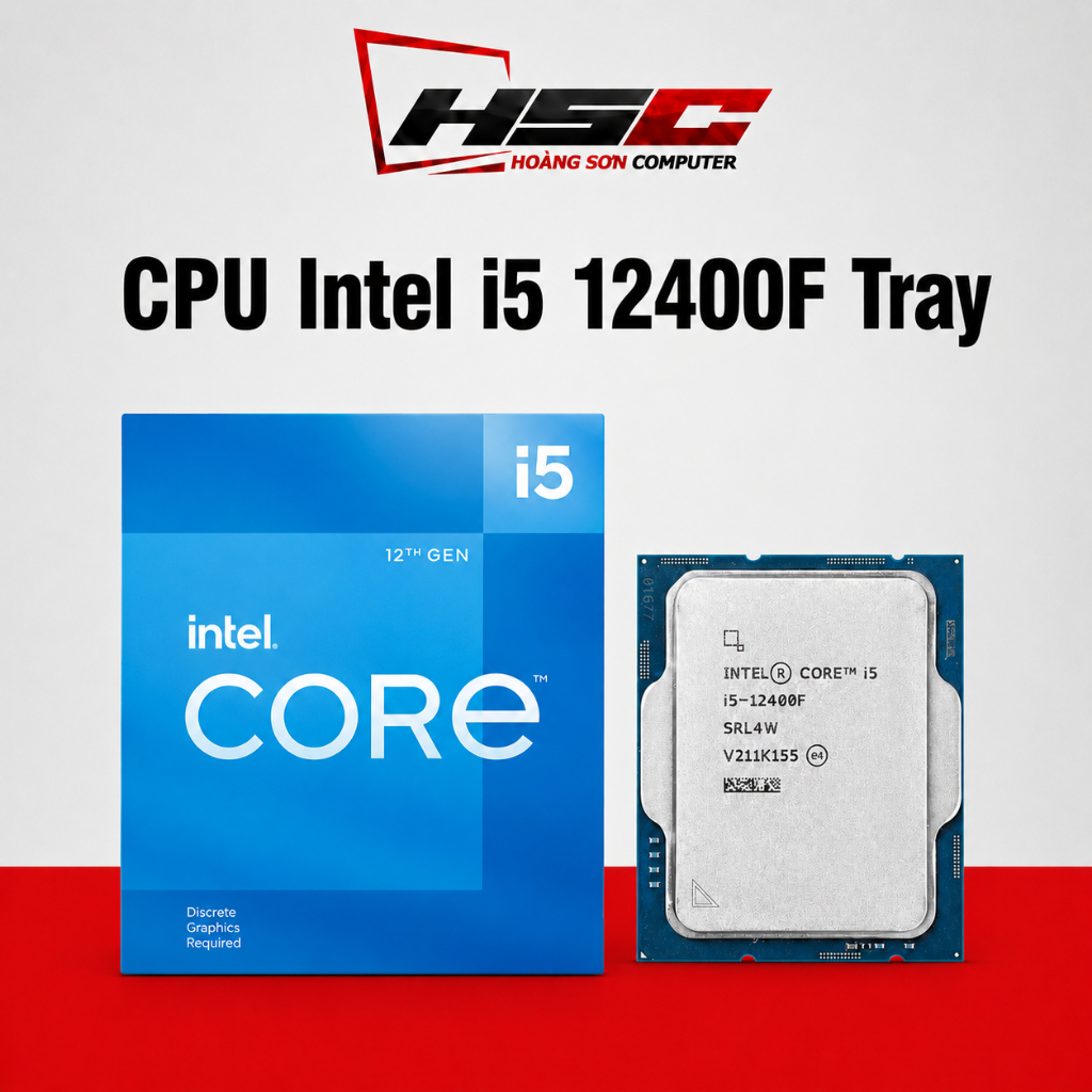 CPU Intel i5 12400F Tray