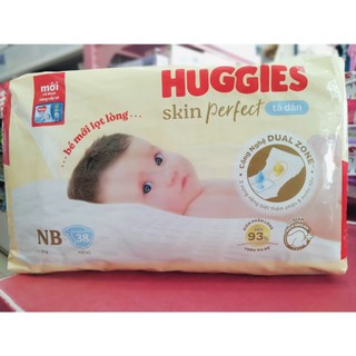TÃ DÁN HUGGIES Skin PerFect mẫu mới NB38
