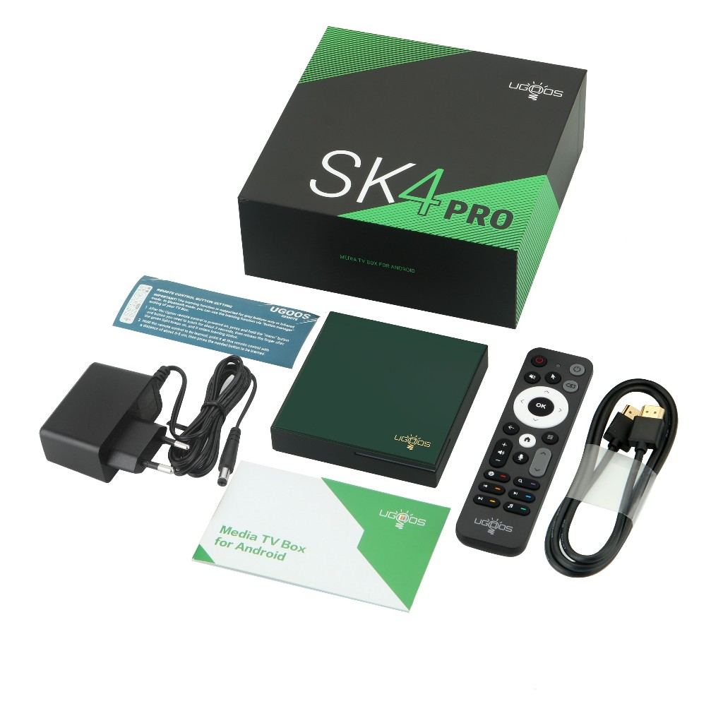 [MỚI NHẤT 2026] Android TV Box Ugoos SK4 Pro - Chip Cực Khủng Amlogic S905X5-K, Hỗ Trợ Dolby, Androi