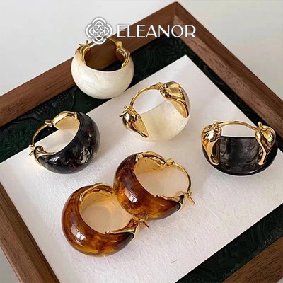 Bông tai nữ chuôi bạc 925 Eleanor Accessories sang trọng phụ kiện trang sức khuyên tai 12166