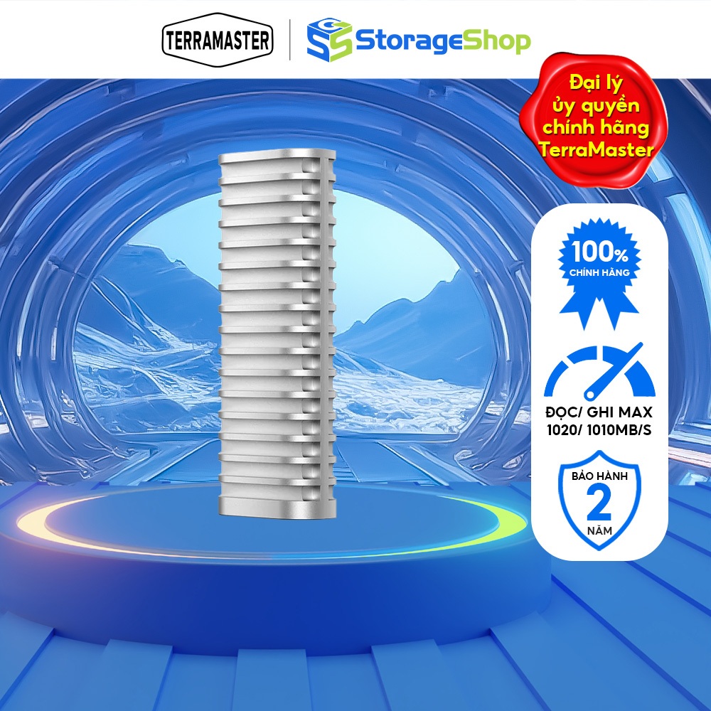 Box ổ cứng SSD NVMe TerraMaster D1 SSD 1-Bay M.2 USB-C 3.2 Gen 2 Dun Lượng 8TB -  Storage Shop