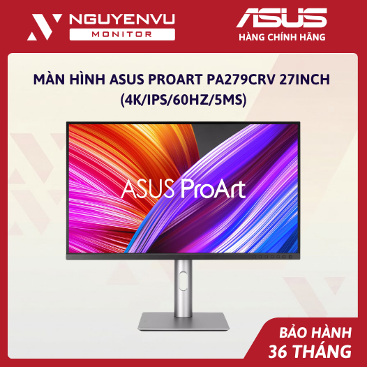 Màn Hình Đồ Họa Asus ProArt PA279CRV 27inch 4K(UHD/IPS/60Hz/5ms) - Bảo Hành 3 Năm