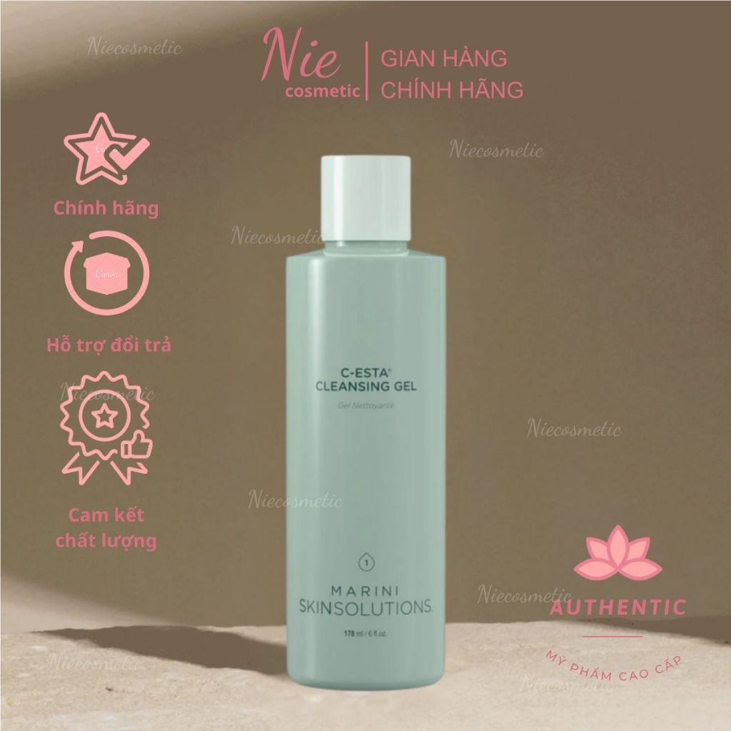 Jan Marini C-ESTA® Cleansing Gel – Gel Rửa Mặt Vitamin C & Peptides Dưỡng Sáng, Làm Mịn Da 178ml