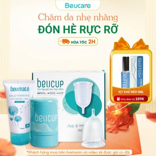 [Độc quyền Livestream] Cốc Nguyệt San BeUcup Silicol Y Tế Wacker Đức Siêu Mềm, Đạt Chuẩn FDA Hoa Kỳ