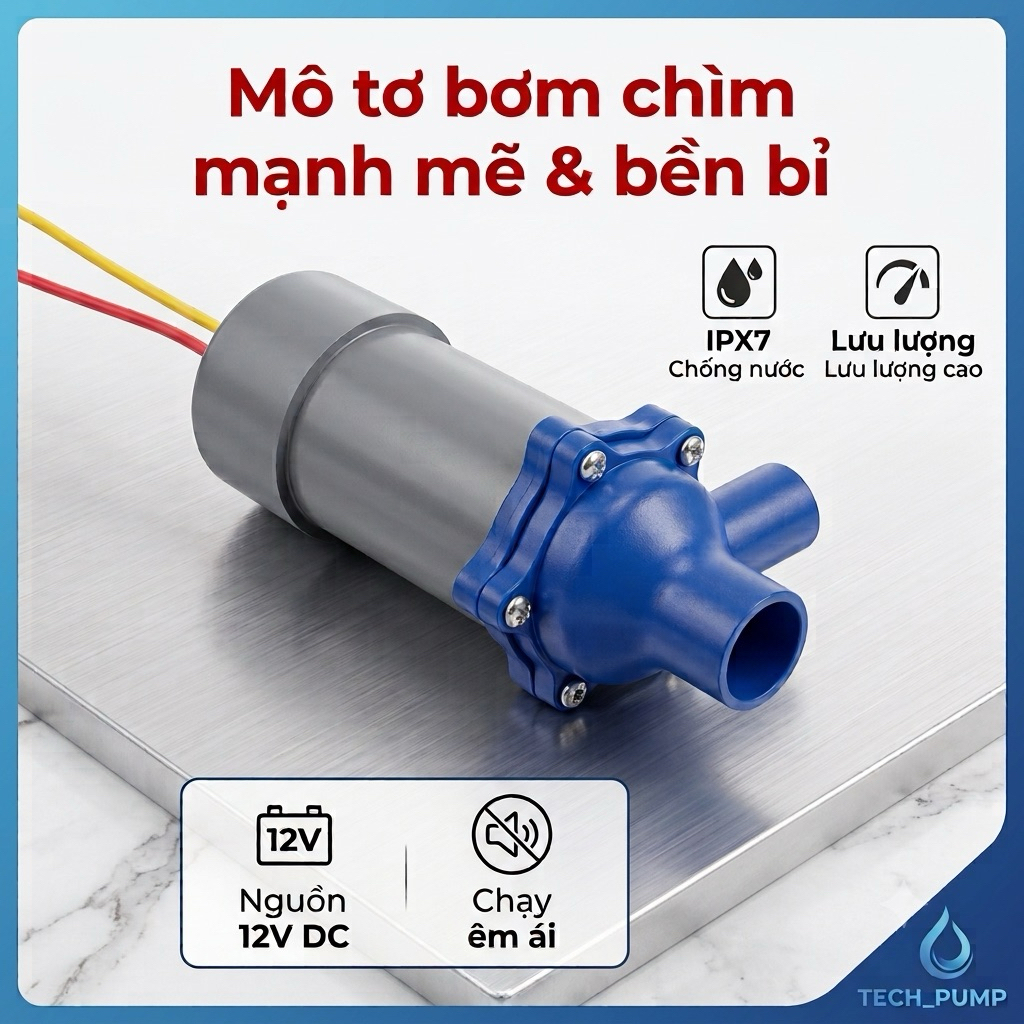 Bộ nhựa chế máy bơm chìm động cơ 775