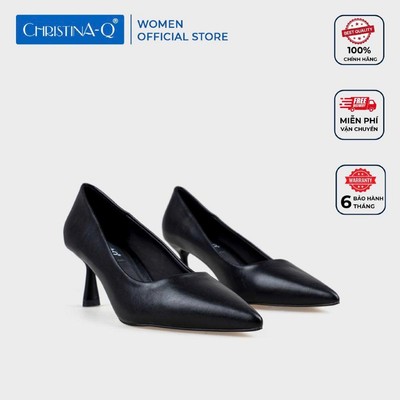 Giày Nữ Cao Gót Bít Mũi Nhọn CHRISTINA-Q GBN474I